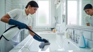 Deep Cleaning Bathroom